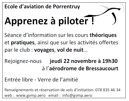 séance info novembre 2018